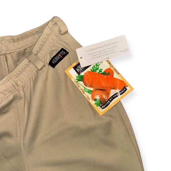 NWT KERRITS Vintage Milano Riding Breeches Pant Taupe Med Made in USA Seed Pack! - Picture 2 of 8
